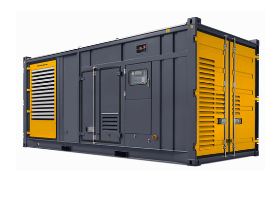 جودة  12 Cylinder Water Cooled 1200kw 1500kva Container Diesel Generator Set مصنع