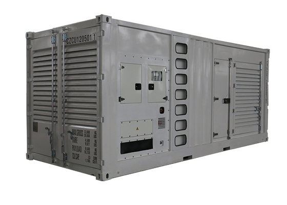 الطوارئ مولدات الديزل الصامتة 800KW 20FT 60HZ الكمون الديزل المولد الحاويات