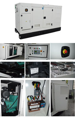 6.25 KVA مولد صامت مع مفك الدوائر السريعة و 8 ساعات تشغيل في الحمل الكامل