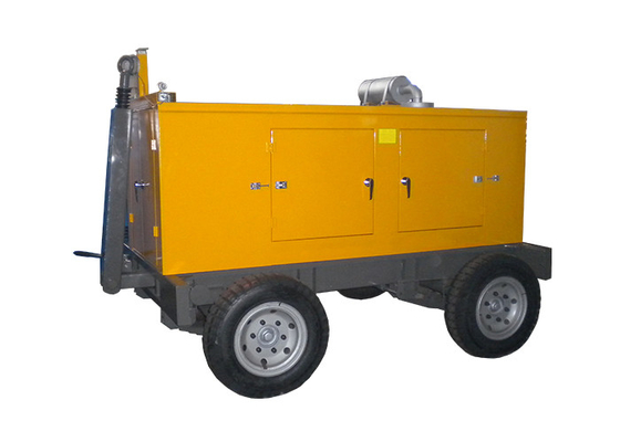 محمول الصامت نوع مولدات الديزل مع عجلات 50KW مولد مقطورة