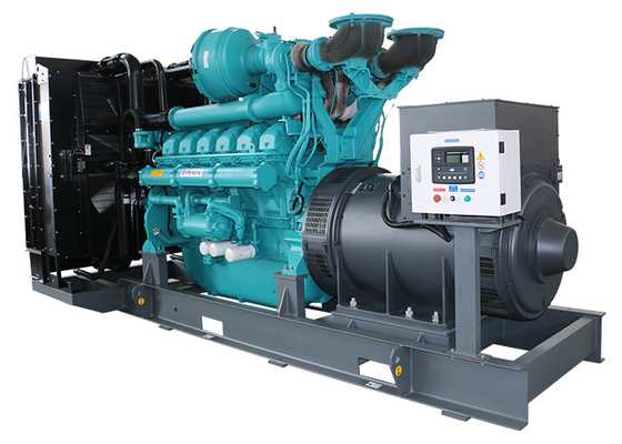نوع الحاوية مجموعة مولد الديزل بيركنز / جينيت 1200kw 1500kva تبرد بالماء