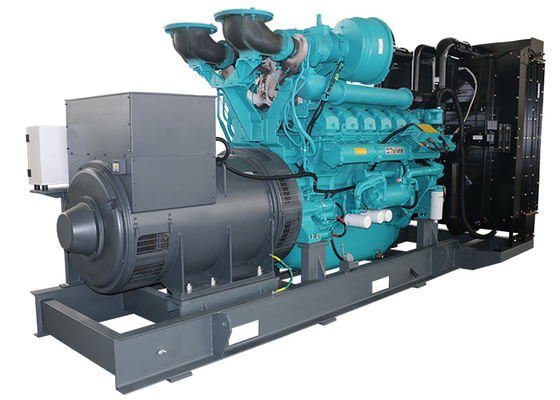 نوع الحاوية مجموعة مولد الديزل بيركنز / جينيت 1200kw 1500kva تبرد بالماء