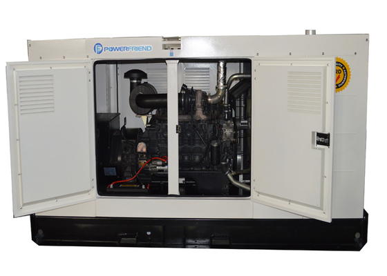 مولد ديزل 100KVA FPT لون أبيض جهاز تحكم ذكي MECC